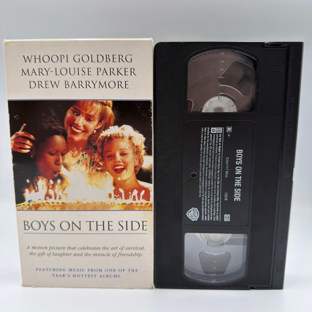 Boys on the Side VHS 1995 Whoopi Goldberg Drew Barrymore Warner Home Video 13570